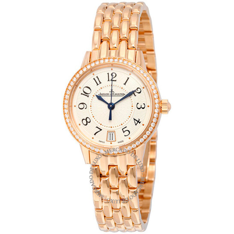 Relógio Rendez-Vous Data Automático Mostrador Prateado Ouro Rosa 18kt 27 mm - Mercado de Luxo - O Maior E-Commerce de Bens, Produtos e Serviços de Luxo do Brasil.