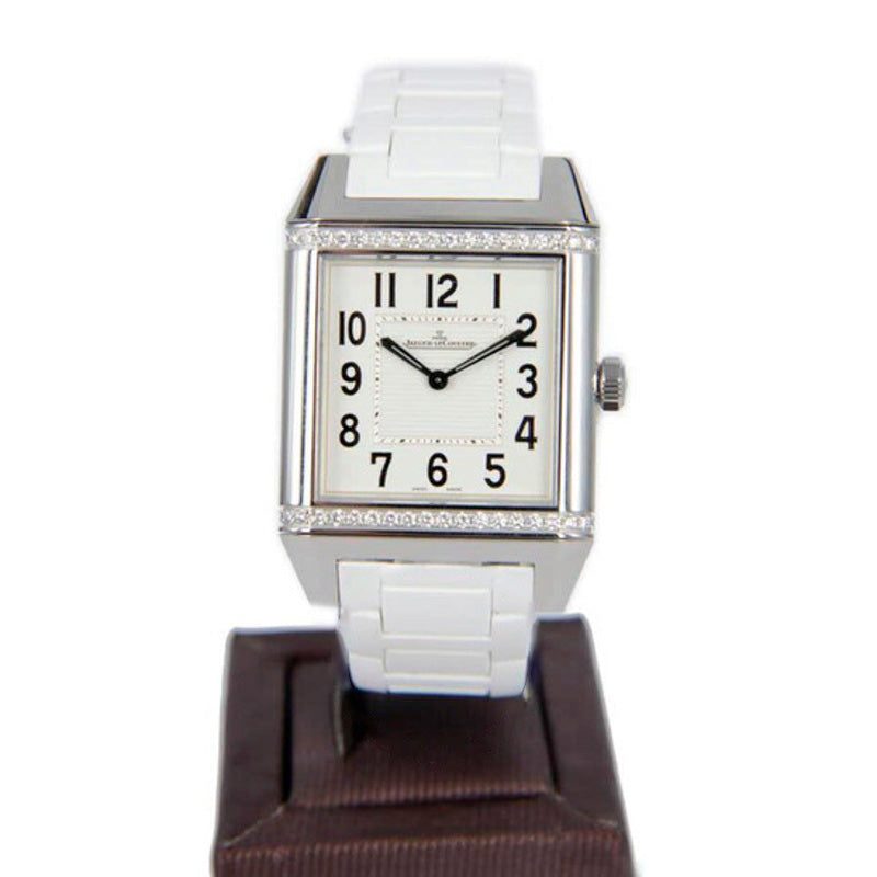 Relógio Reverso Squadra Classique Mostrador Branco Borracha Diamante  - Mercado de Luxo - O Maior E-Commerce de Bens, Produtos e Serviços de Luxo do Brasil.