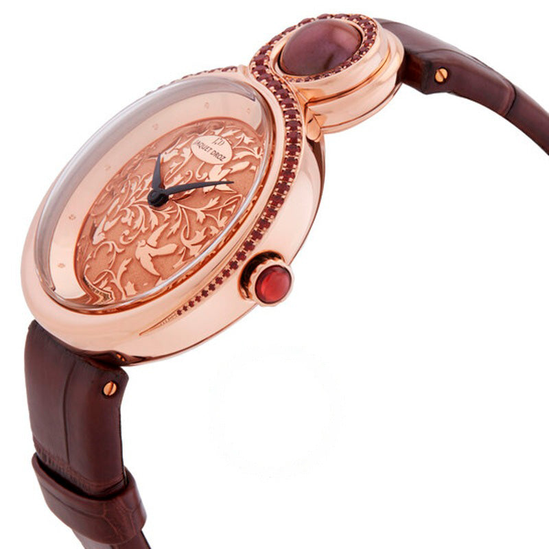 Relógio Lady 8 Mostrador em Ouro Rosa Couro de Jacaré Marrom Automático 35 mm - Mercado de Luxo - O Maior E-Commerce de Bens, Produtos e Serviços de Luxo do Brasil.