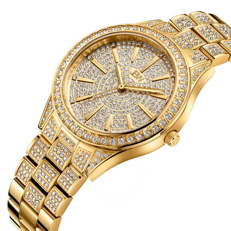 Relógio Cristal 34 Quartzo Diamante Mostrador Dourado 34 mm - Mercado de Luxo - O Maior E-Commerce de Bens, Produtos e Serviços de Luxo do Brasil.