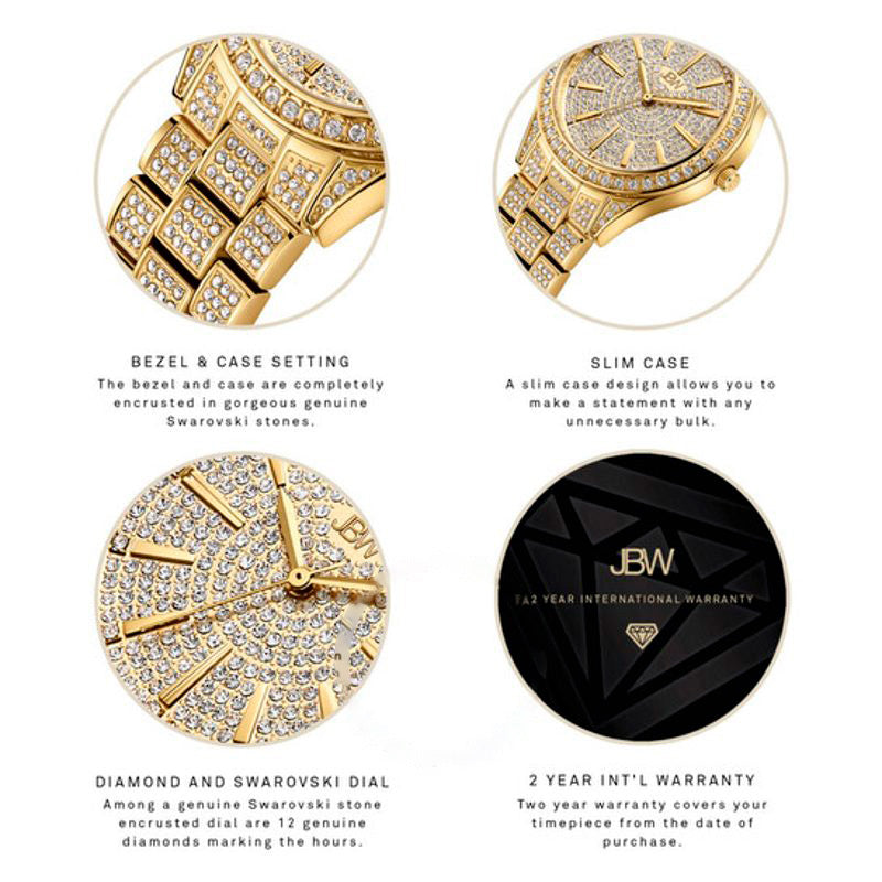 Relógio Cristal 34 Quartzo Diamante Mostrador Dourado 34 mm - Mercado de Luxo - O Maior E-Commerce de Bens, Produtos e Serviços de Luxo do Brasil.