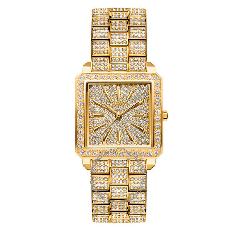 Relógio cristal quartzo diamante cristal mostrador dourado 28 mm - Mercado de Luxo - O Maior E-Commerce de Bens, Produtos e Serviços de Luxo do Brasil.