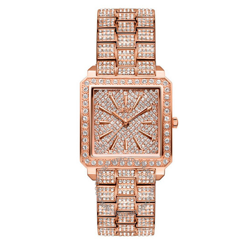 Relógio Mostrador Cristal Quartzo Diamante Cristal Rosa 28 mm - Mercado de Luxo - O Maior E-Commerce de Bens, Produtos e Serviços de Luxo do Brasil.