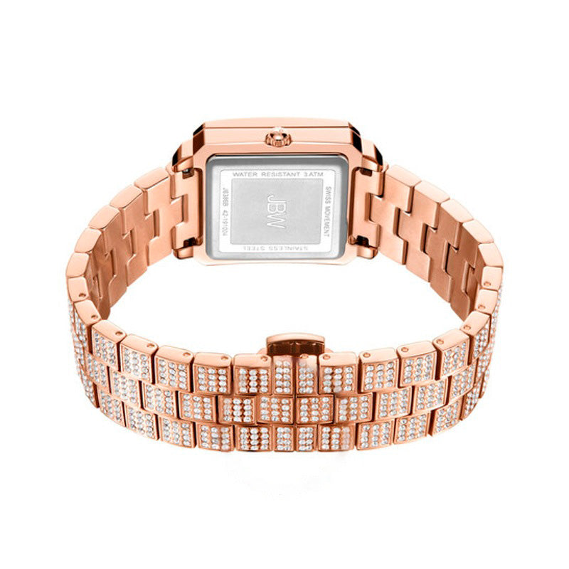 Relógio Mostrador Cristal Quartzo Diamante Cristal Rosa 28 mm - Mercado de Luxo - O Maior E-Commerce de Bens, Produtos e Serviços de Luxo do Brasil.