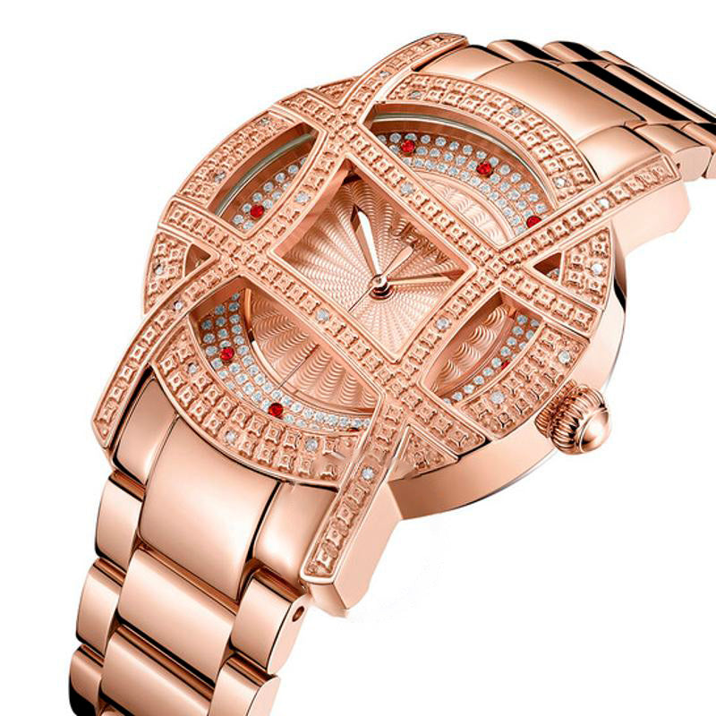 Relógio Olympia banhado a ouro rosa 18K com diamantes de 020 quilates comemorativo de 10 anos 38 mm - Mercado de Luxo - O Maior E-Commerce de Bens, Produtos e Serviços de Luxo do Brasil.