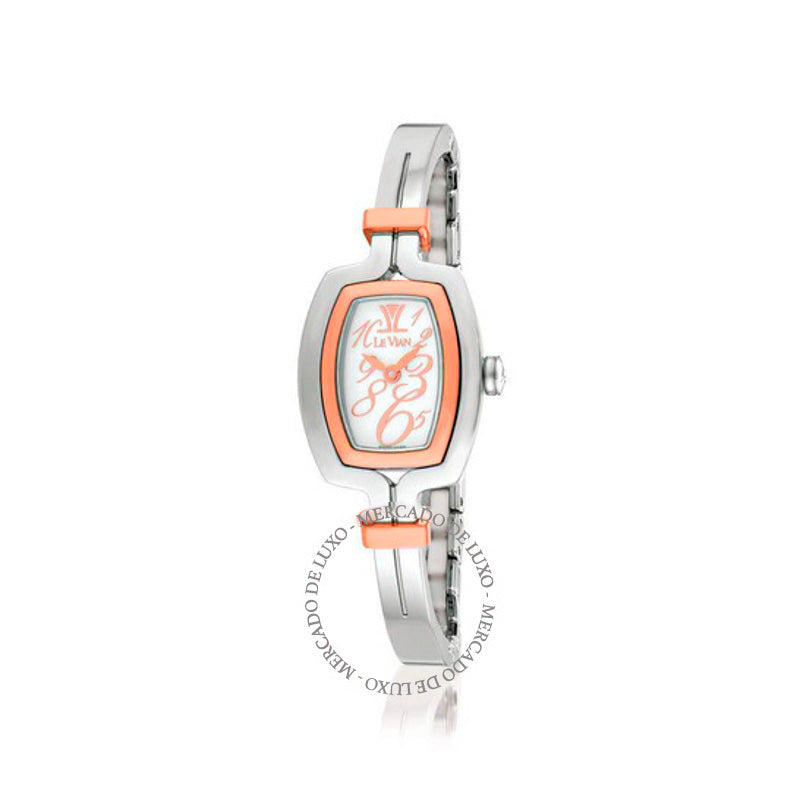 Relógio Pulseira Quartzo Mostrador Branco 25 mm - Mercado de Luxo - O Maior E-Commerce de Bens, Produtos e Serviços de Luxo do Brasil.