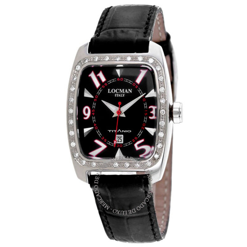 Relógio Mostrador preto de quartzo titânio 28 mm - Mercado de Luxo - O Maior E-Commerce de Bens, Produtos e Serviços de Luxo do Brasil.