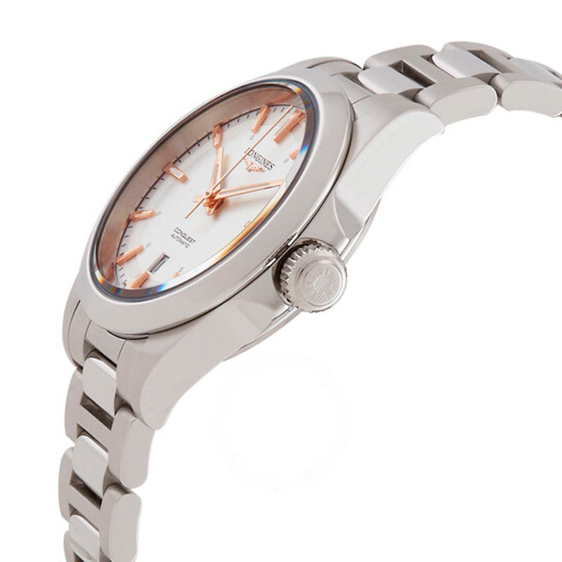Relógio Conquest Automatic Silver Dial 30 mm - Mercado de Luxo - O Maior E-Commerce de Bens, Produtos e Serviços de Luxo do Brasil.