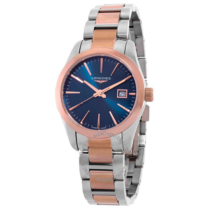 Relógio Conquest Classic Quartz Mostrador Azul 29 mm - Mercado de Luxo - O Maior E-Commerce de Bens, Produtos e Serviços de Luxo do Brasil.