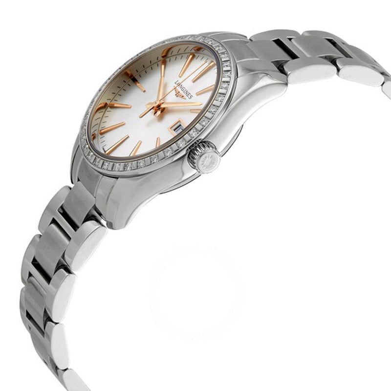 Relógio Conquest Classic Quartz Mostrador Prata 29 mm - Mercado de Luxo - O Maior E-Commerce de Bens, Produtos e Serviços de Luxo do Brasil.