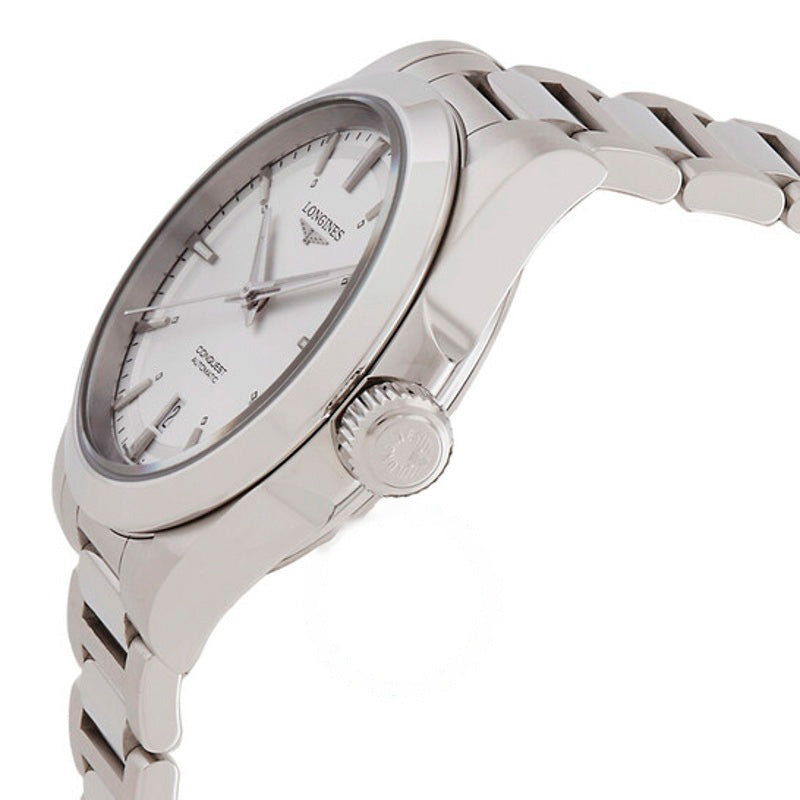 Relógio Conquest Silver Dial 38 mm - Mercado de Luxo - O Maior E-Commerce de Bens, Produtos e Serviços de Luxo do Brasil.
