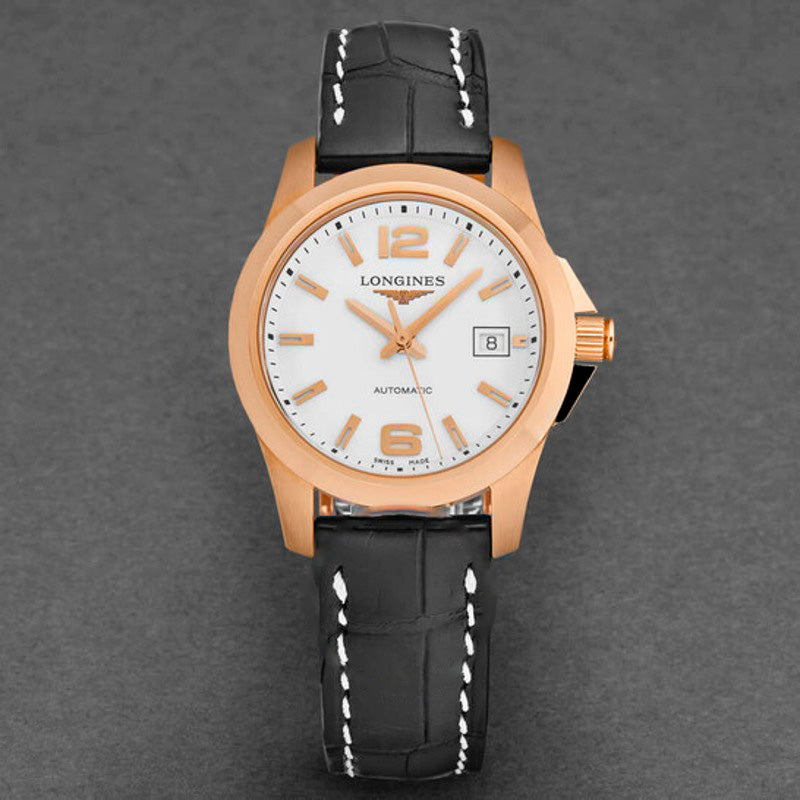 Relógio Conquest Automático Mostrador Branco 29 mm - Mercado de Luxo - O Maior E-Commerce de Bens, Produtos e Serviços de Luxo do Brasil.