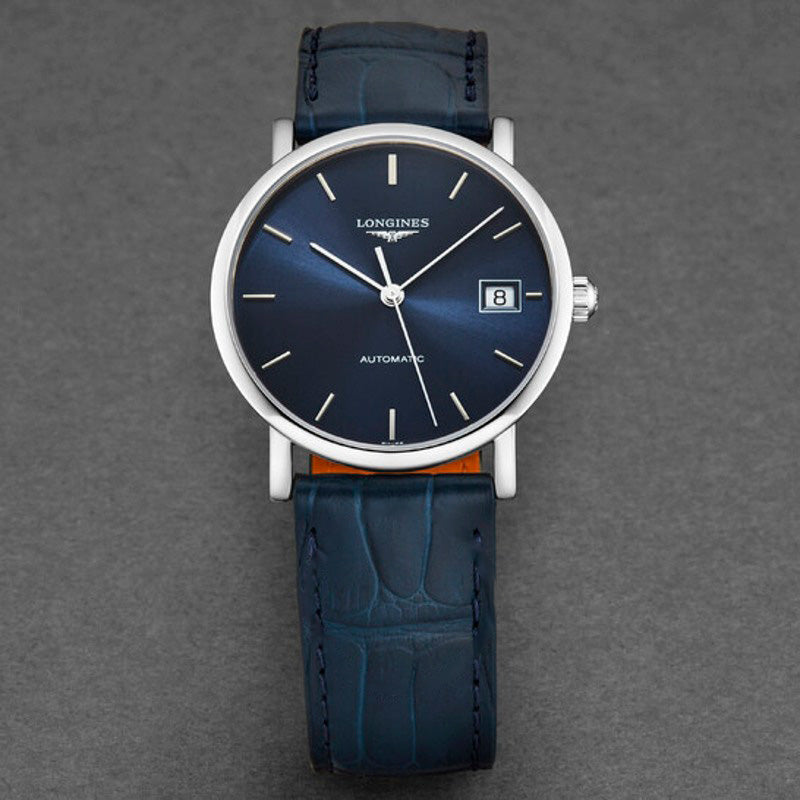 Relógio Elegante mostrador azul automático 34 mm - Mercado de Luxo - O Maior E-Commerce de Bens, Produtos e Serviços de Luxo do Brasil.