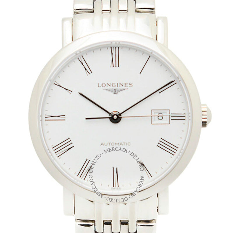 Relógio Mostrador branco automático elegante 29 mm - Mercado de Luxo - O Maior E-Commerce de Bens, Produtos e Serviços de Luxo do Brasil.