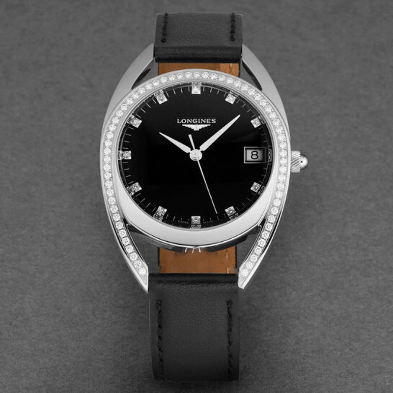 Relógio Equestrian Quartz Diamond Mostrador Preto 34 mm - Mercado de Luxo - O Maior E-Commerce de Bens, Produtos e Serviços de Luxo do Brasil.