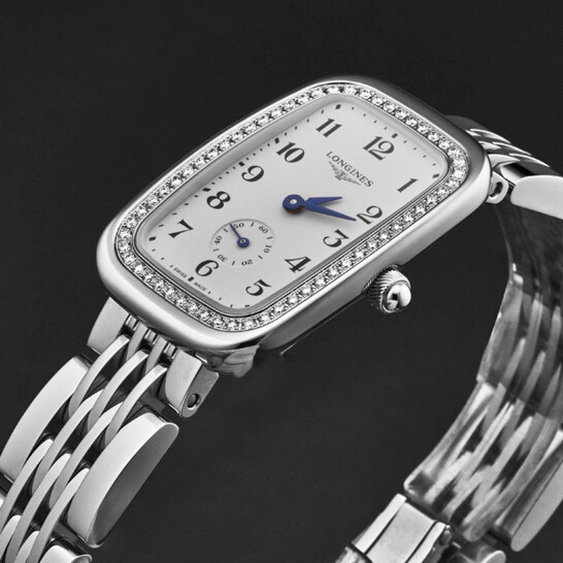 Relógio Mostrador branco de diamante de quartzo equestre 24 mm - Mercado de Luxo - O Maior E-Commerce de Bens, Produtos e Serviços de Luxo do Brasil.