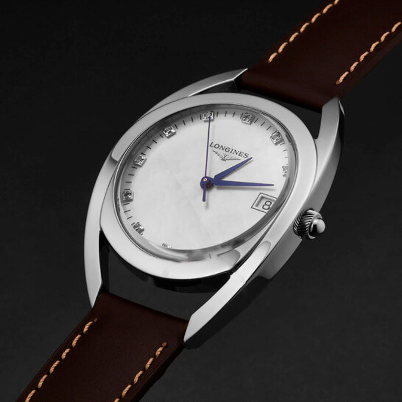 Relógio Mostrador branco de diamante de quartzo equestre 34 mm - Mercado de Luxo - O Maior E-Commerce de Bens, Produtos e Serviços de Luxo do Brasil.