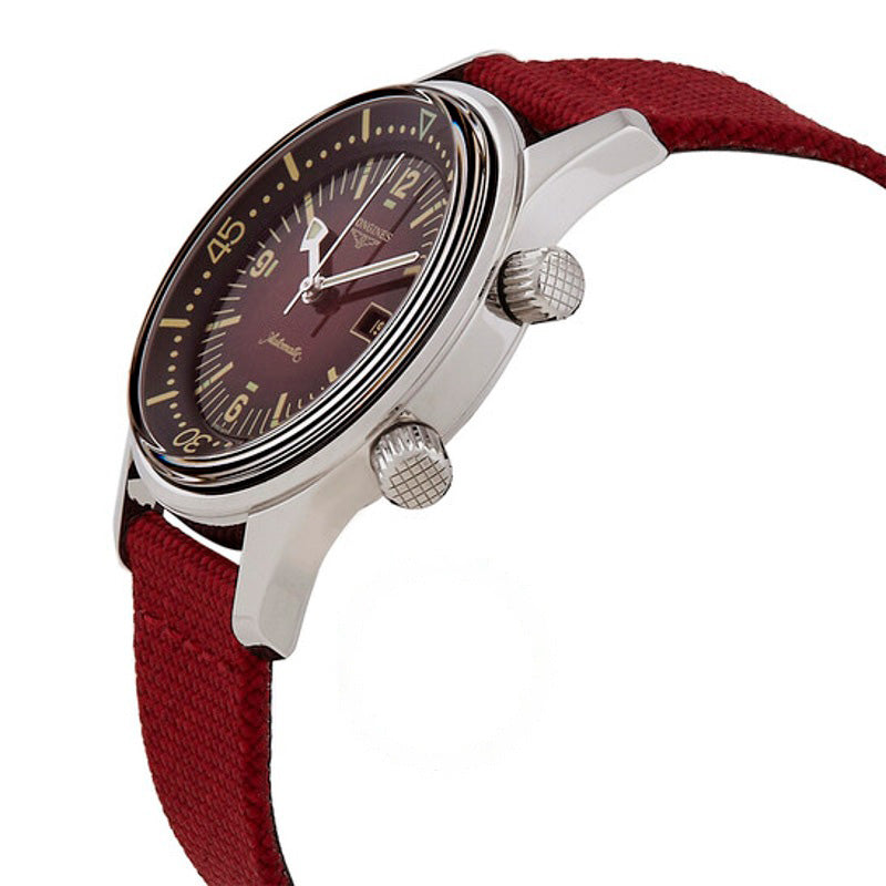 Relógio Legend Diver Automático Mostrador Bordeaux 36 mm - Mercado de Luxo - O Maior E-Commerce de Bens, Produtos e Serviços de Luxo do Brasil.