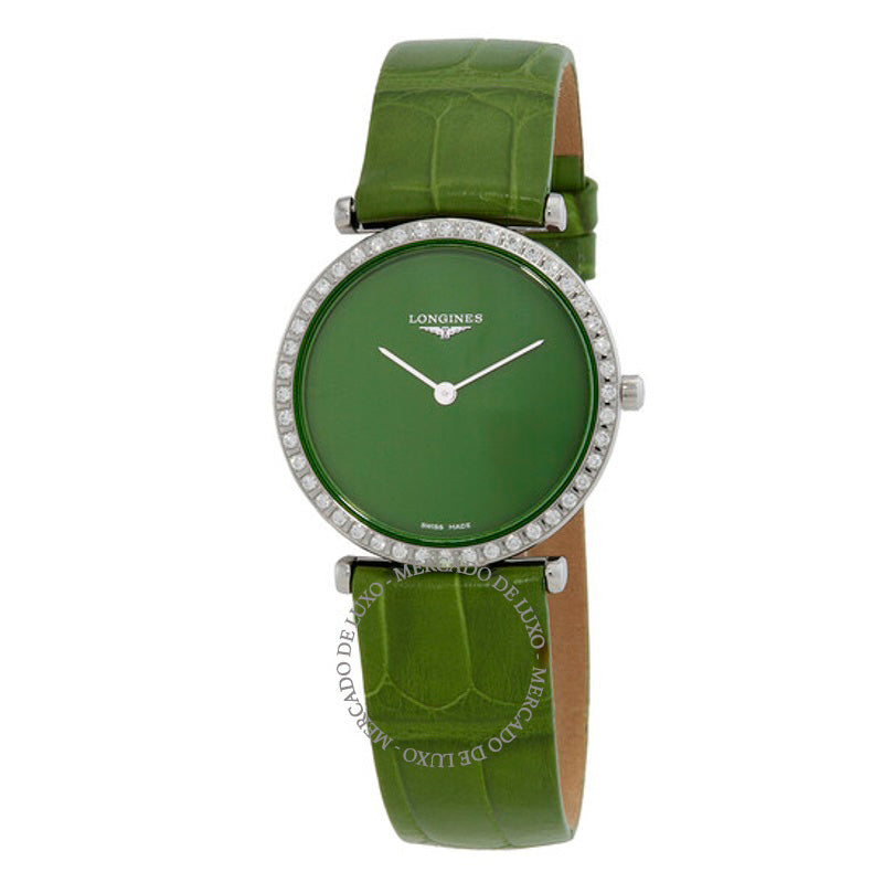 Relógio La Grande Classique Quartzo Diamante Mostrador Verde 29 mm - Mercado de Luxo - O Maior E-Commerce de Bens, Produtos e Serviços de Luxo do Brasil.