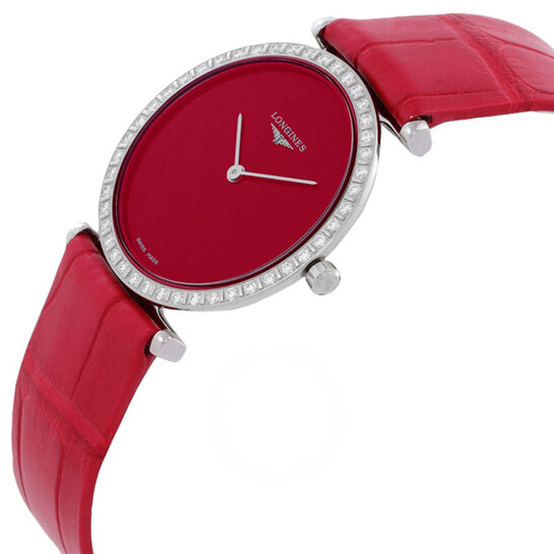 Relógio La Grande Classique Quartzo Diamante Mostrador Vermelho  - Mercado de Luxo - O Maior E-Commerce de Bens, Produtos e Serviços de Luxo do Brasil.