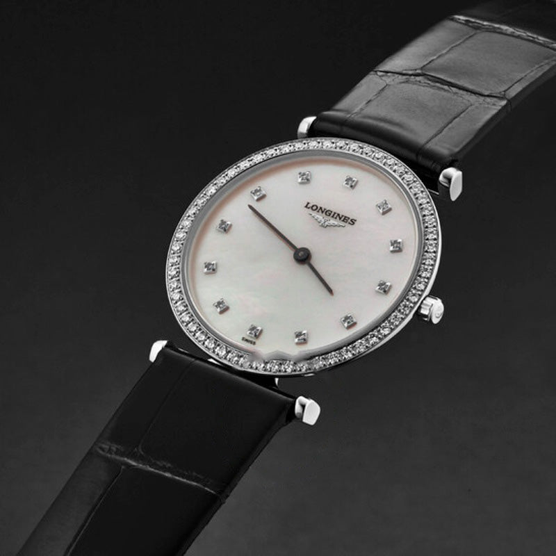 Relógio La Grande Classique Quartzo Diamante Mostrador Madrepérola Branca 29 mm - Mercado de Luxo - O Maior E-Commerce de Bens, Produtos e Serviços de Luxo do Brasil.