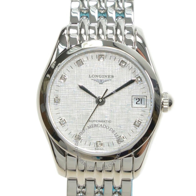 Relógio La Grande Automatic Diamond Silver Dial 25 mm - Mercado de Luxo - O Maior E-Commerce de Bens, Produtos e Serviços de Luxo do Brasil.