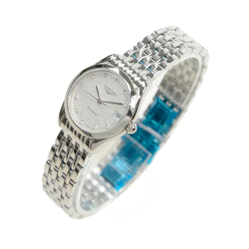 Relógio La Grande Automatic Diamond Silver Dial 25 mm - Mercado de Luxo - O Maior E-Commerce de Bens, Produtos e Serviços de Luxo do Brasil.