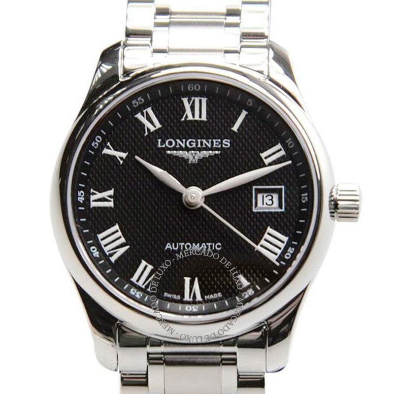 Relógio Master Collection Automático Mostrador Preto 29 mm - Mercado de Luxo - O Maior E-Commerce de Bens, Produtos e Serviços de Luxo do Brasil.