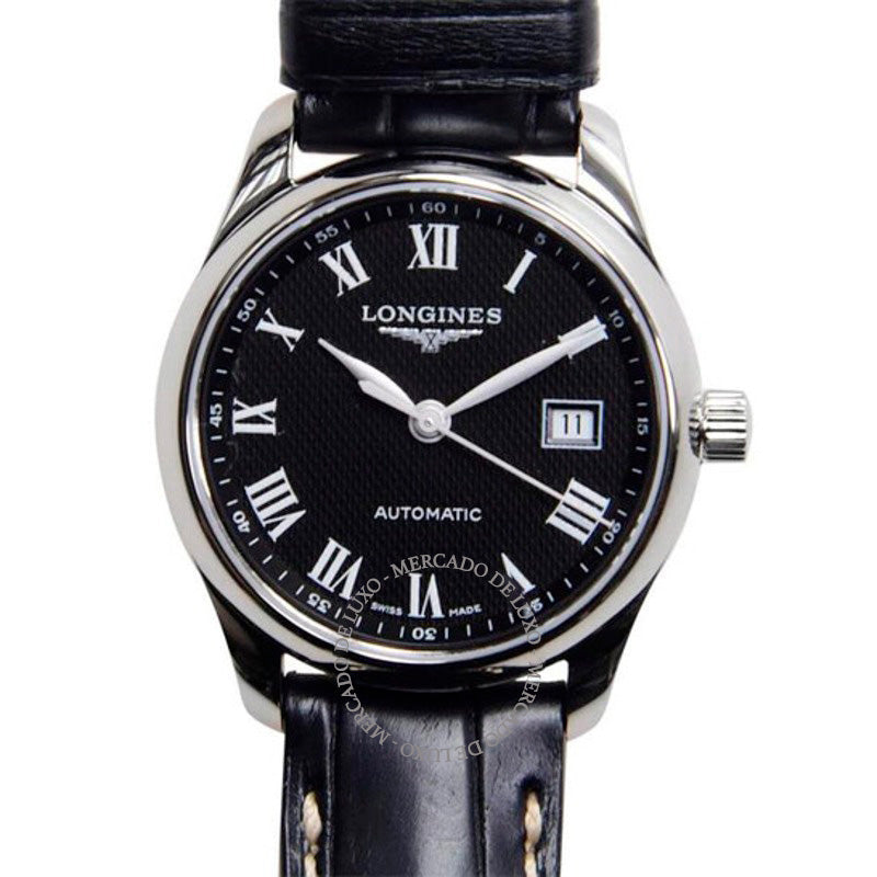 Relógio Master Collection Automático Mostrador Preto 29 mm - Mercado de Luxo - O Maior E-Commerce de Bens, Produtos e Serviços de Luxo do Brasil.