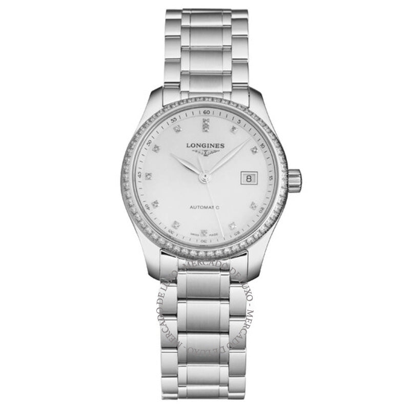 Relógio Master Collection Automático Diamante 29 mm - Mercado de Luxo - O Maior E-Commerce de Bens, Produtos e Serviços de Luxo do Brasil.
