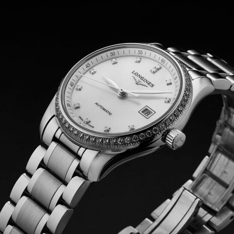 Relógio Master Collection Automático Diamante 29 mm - Mercado de Luxo - O Maior E-Commerce de Bens, Produtos e Serviços de Luxo do Brasil.