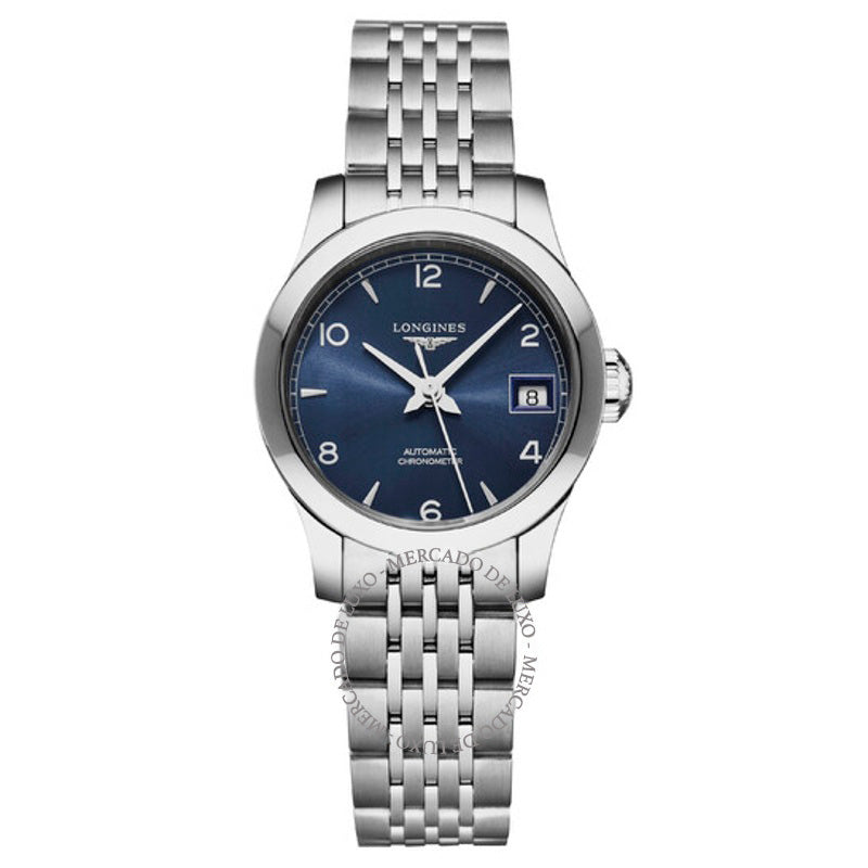 Relógio Gravar discagem azul automática 26 mm - Mercado de Luxo - O Maior E-Commerce de Bens, Produtos e Serviços de Luxo do Brasil.