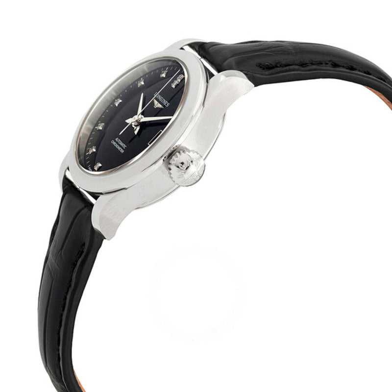 Relógio Registro Automático Diamante Mostrador Preto 26 mm - Mercado de Luxo - O Maior E-Commerce de Bens, Produtos e Serviços de Luxo do Brasil.