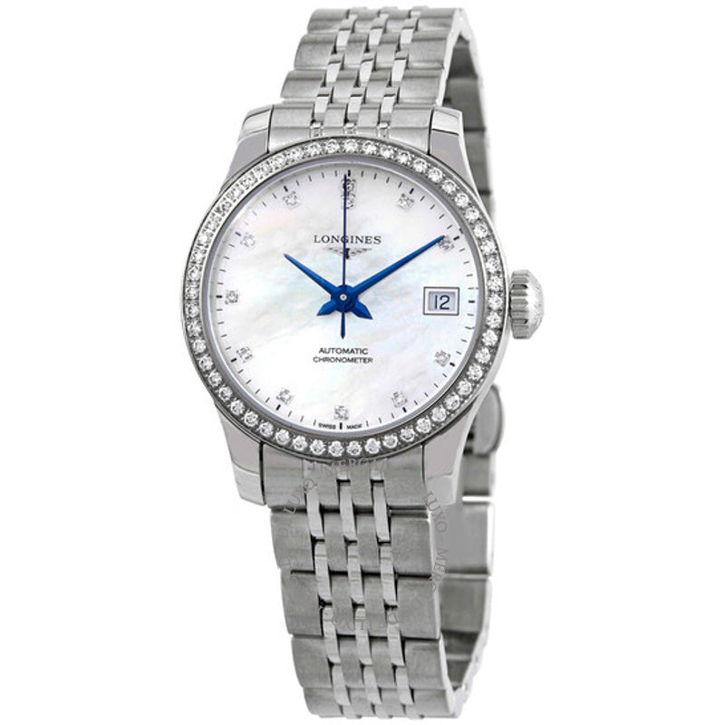 Relógio Record Automatic Diamond White Madrepérola Mostrador  - Mercado de Luxo - O Maior E-Commerce de Bens, Produtos e Serviços de Luxo do Brasil.