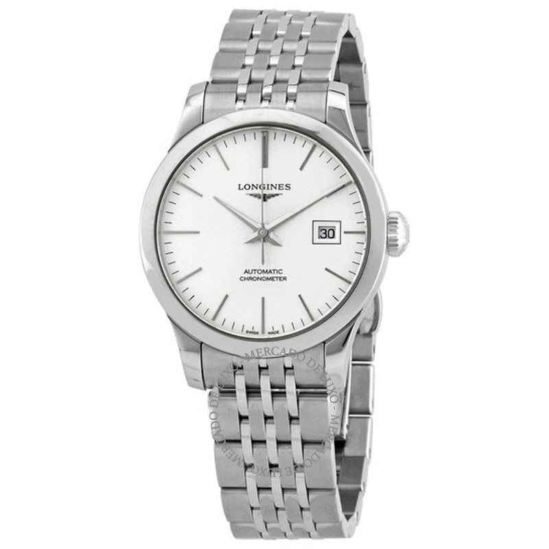 Relógio Registro Automático Silver Dial 30 mm - Mercado de Luxo - O Maior E-Commerce de Bens, Produtos e Serviços de Luxo do Brasil.
