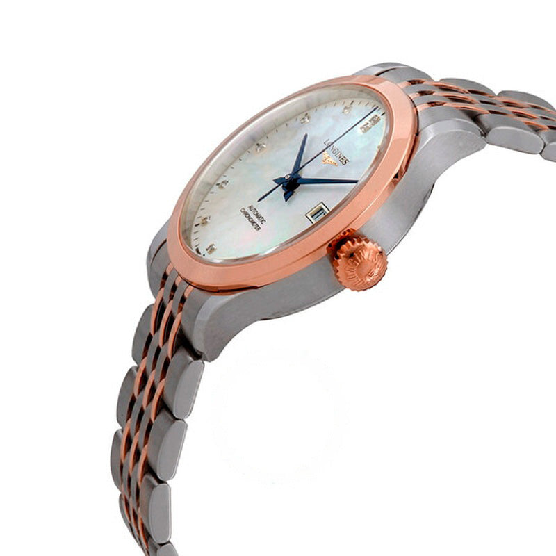 Relógio Record Automatic Diamond White Madrepérola Mostrador  - Mercado de Luxo - O Maior E-Commerce de Bens, Produtos e Serviços de Luxo do Brasil.