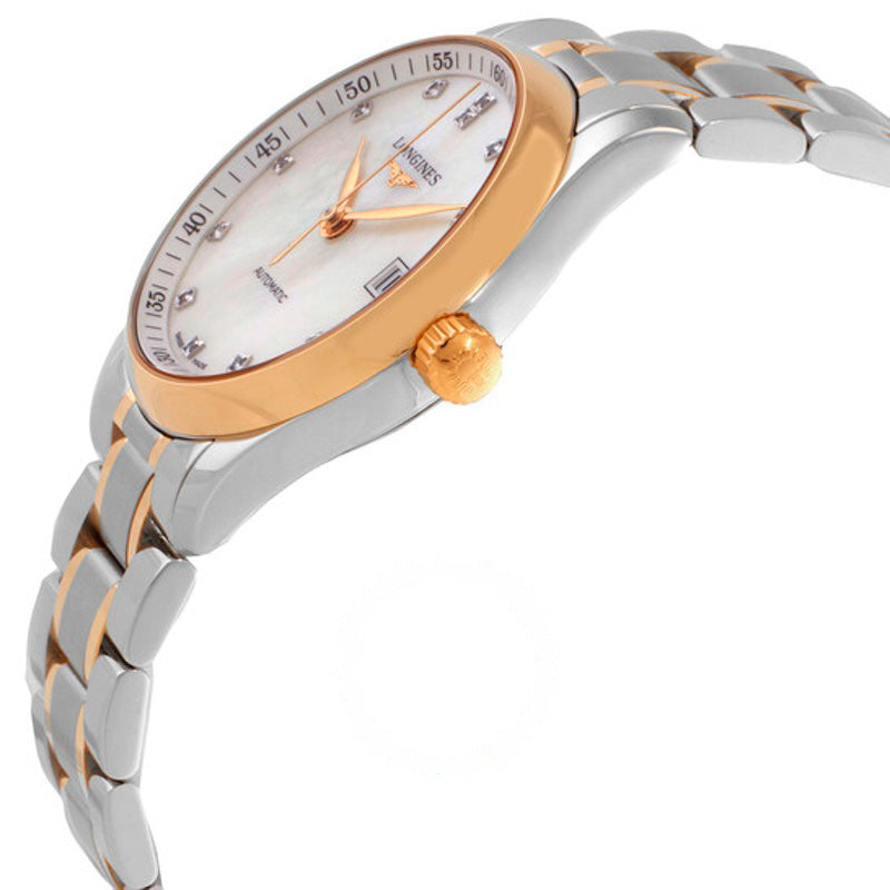 Relógio Longines Master Collection Automatic Diamond White Madrepérola Mostrador 34 mm - Mercado de Luxo - O Maior E-Commerce de Bens, Produtos e Serviços de Luxo do Brasil.