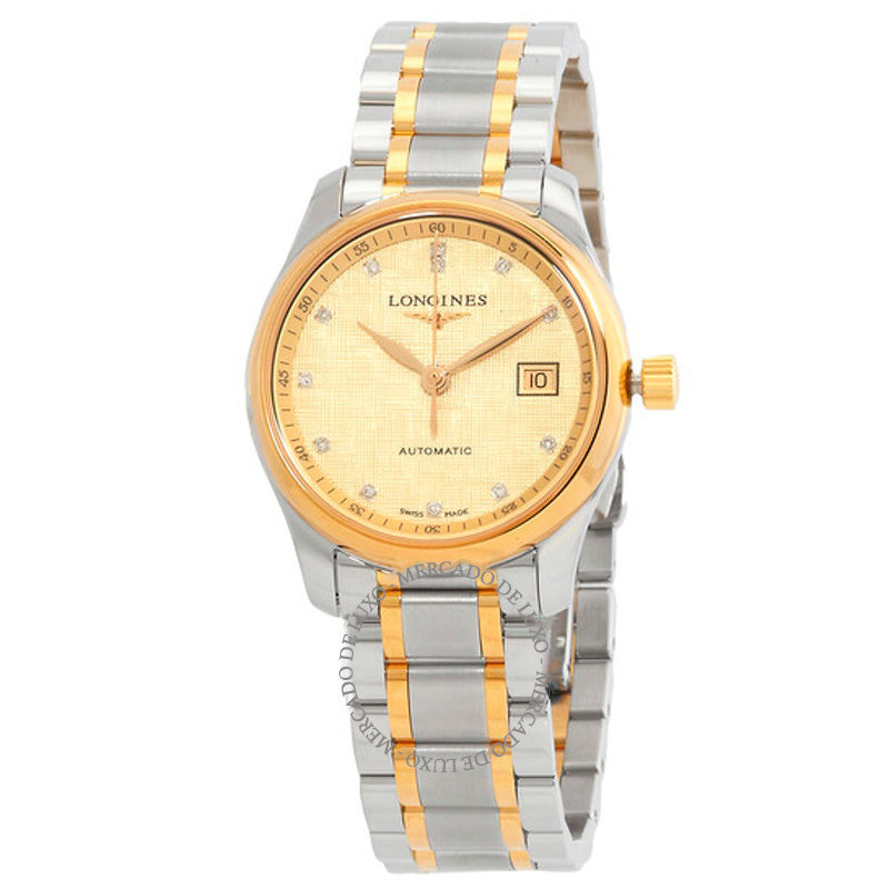 Relógio Master Collection Automático Diamante 29 mm - Mercado de Luxo - O Maior E-Commerce de Bens, Produtos e Serviços de Luxo do Brasil.