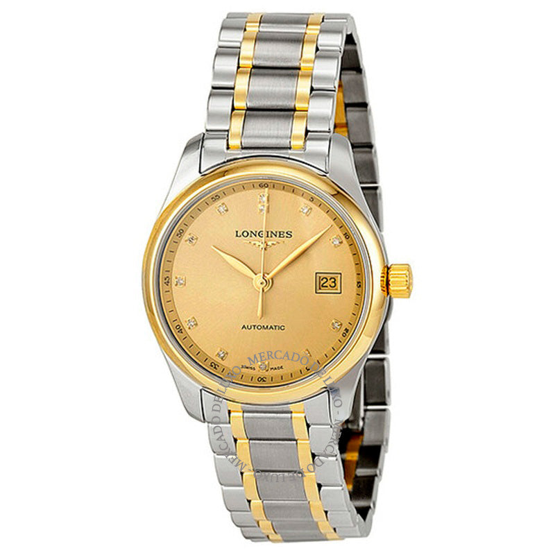 Relógio Master Collection Champagne com mostrador bicolor 29 mm - Mercado de Luxo - O Maior E-Commerce de Bens, Produtos e Serviços de Luxo do Brasil.