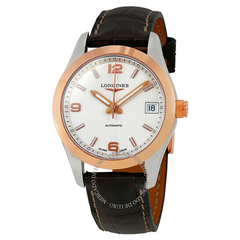 Relógio Conquest Classic Automático Mostrador Branco 34 mm - Mercado de Luxo - O Maior E-Commerce de Bens, Produtos e Serviços de Luxo do Brasil.
