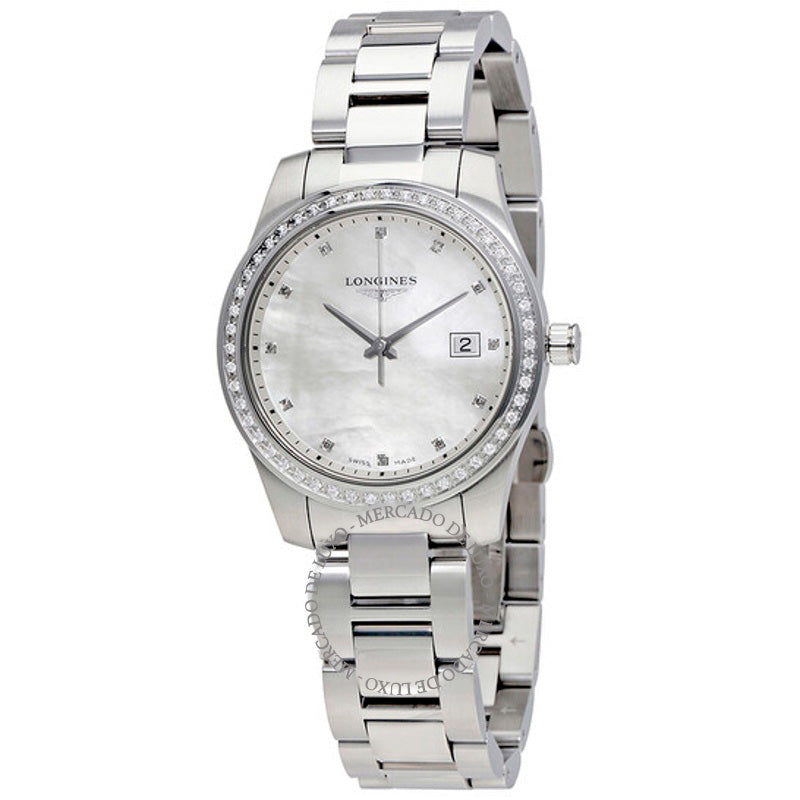 Relógio Mostrador Conquest Madrepérola 36 mm - Mercado de Luxo - O Maior E-Commerce de Bens, Produtos e Serviços de Luxo do Brasil.