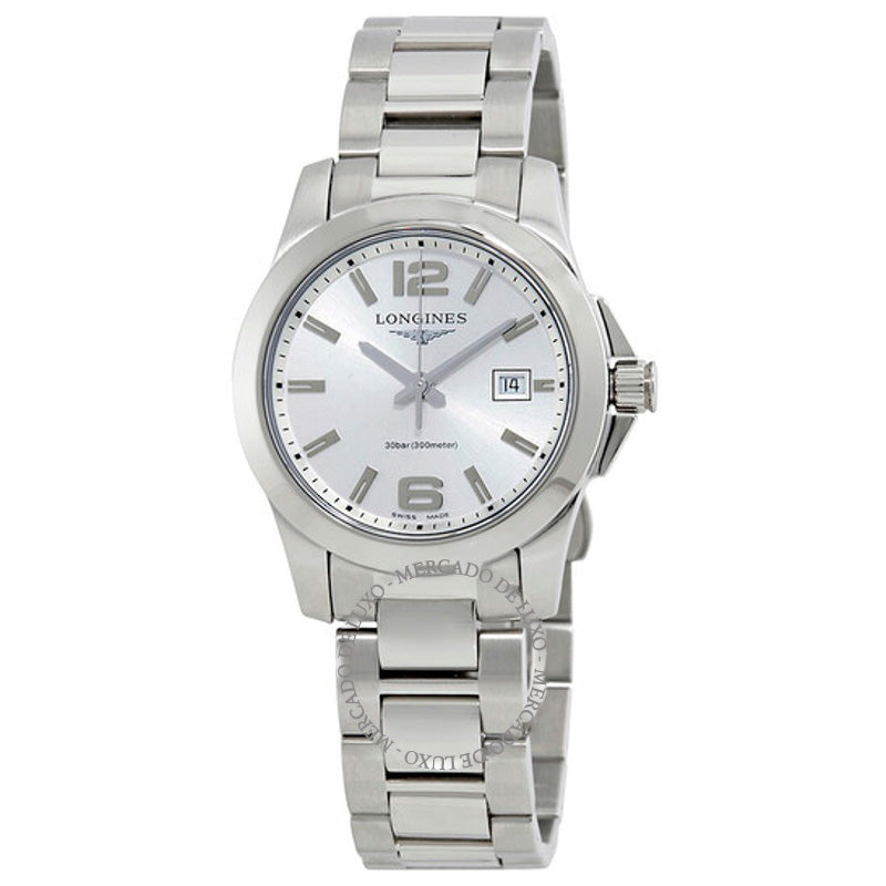 Relógio Conquest Silver Dial 2950 mm  - Mercado de Luxo - O Maior E-Commerce de Bens, Produtos e Serviços de Luxo do Brasil.