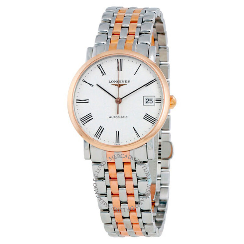 Relógio Mostrador branco automático elegante 34 mm - Mercado de Luxo - O Maior E-Commerce de Bens, Produtos e Serviços de Luxo do Brasil.