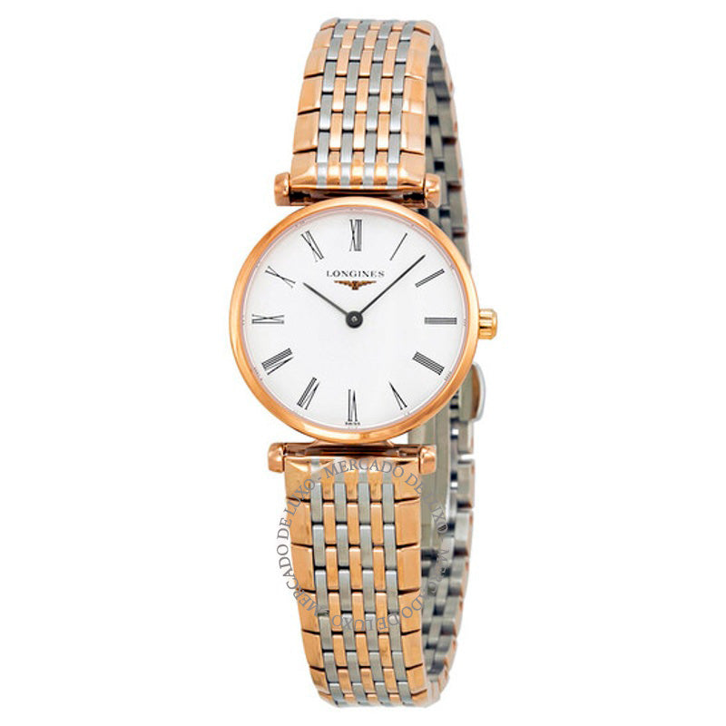Relógio La Grande Classique mostrador branco em dois tons 24 mm - Mercado de Luxo - O Maior E-Commerce de Bens, Produtos e Serviços de Luxo do Brasil.