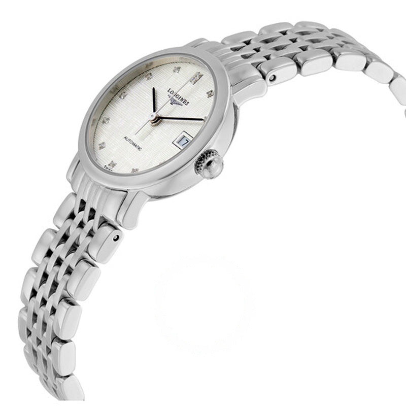 Relógio Elegante mostrador automático prateado com diamante 25 mm - Mercado de Luxo - O Maior E-Commerce de Bens, Produtos e Serviços de Luxo do Brasil.