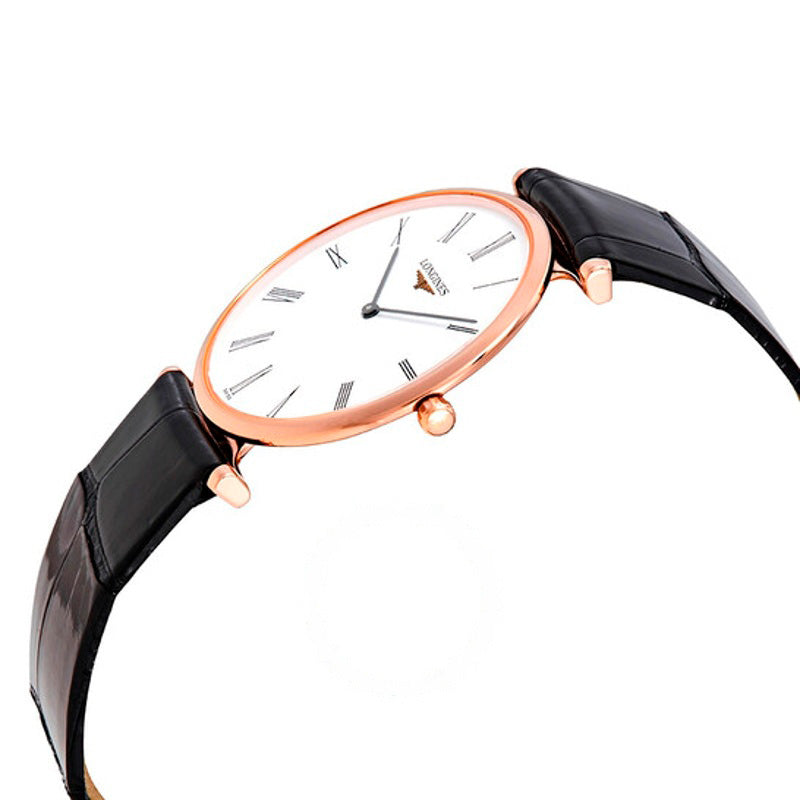 Relógio La Grande Classique de couro com mostrador branco 33 mm - Mercado de Luxo - O Maior E-Commerce de Bens, Produtos e Serviços de Luxo do Brasil.