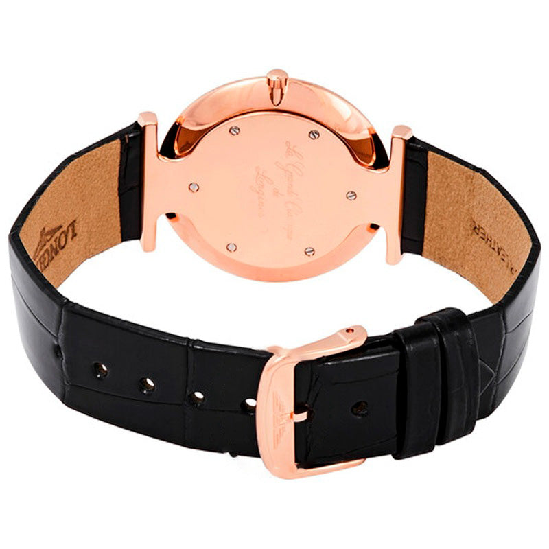 Relógio La Grande Classique de couro com mostrador branco 33 mm - Mercado de Luxo - O Maior E-Commerce de Bens, Produtos e Serviços de Luxo do Brasil.