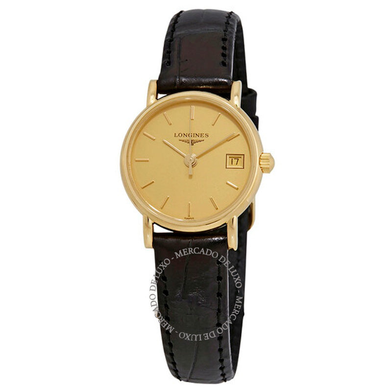 Relógio Mostrador Presence Champagne 23 mm - Mercado de Luxo - O Maior E-Commerce de Bens, Produtos e Serviços de Luxo do Brasil.