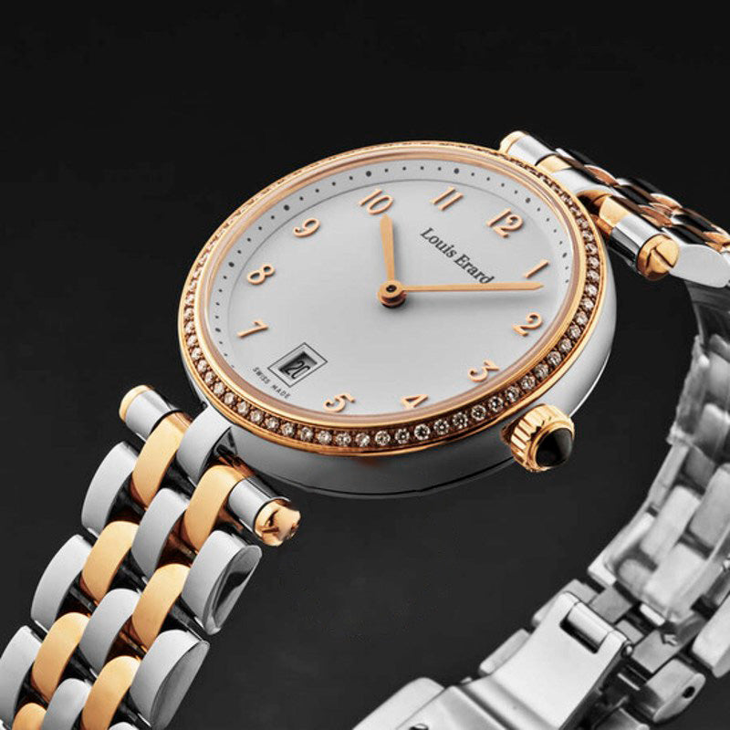 Relógio Mostrador branco de quartzo romântico 33 mm - Mercado de Luxo - O Maior E-Commerce de Bens, Produtos e Serviços de Luxo do Brasil.