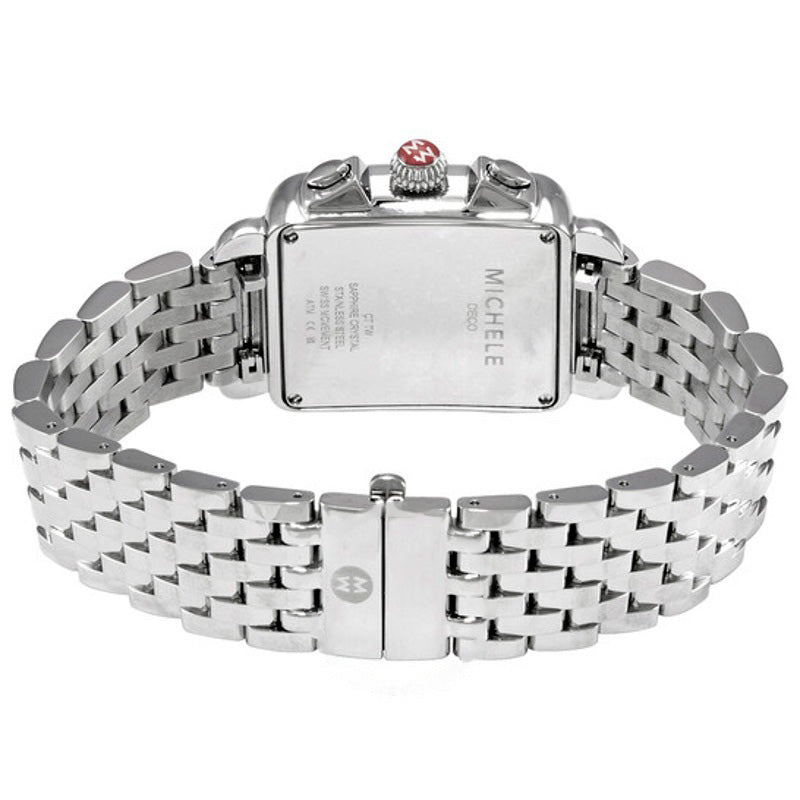 Relógio Cronógrafo Deco Quartzo Diamante Mostrador Madrepérola Branca 35 mm - Mercado de Luxo - O Maior E-Commerce de Bens, Produtos e Serviços de Luxo do Brasil.